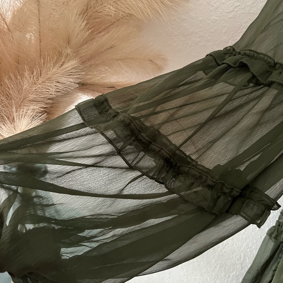 Vici | Green Dress - Picture 9 of 11